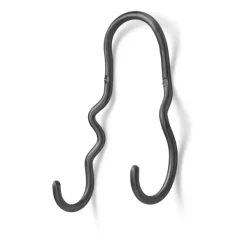 Porte-manteaux & Patères^Ferm Living Patere Curvature Double Noir