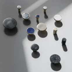 Porte-manteaux & Patères^Ferm Living Patere Flat Circle Noir Pm
