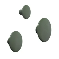 Porte-manteaux & Patères^Muuto Patere The Dots - Bois Vert Fonce