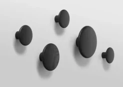 Porte-manteaux & Patères^Muuto Patere The Dots - Noir