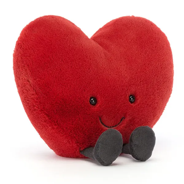 Peluches^Jellycat Peluche Amusante Coeur L - Rouge