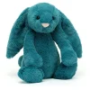 Peluches^Jellycat Peluche Lapin Bashful - H 31 Cm - Bleu Mineral
