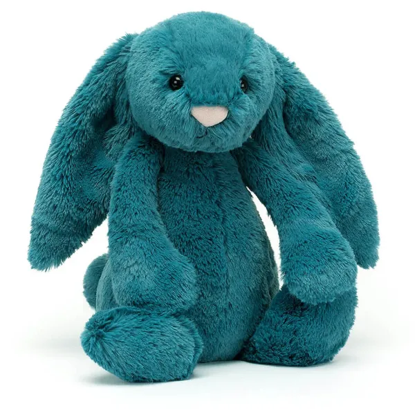 Peluches^Jellycat Peluche Lapin Bashful - H 31 Cm - Bleu Mineral