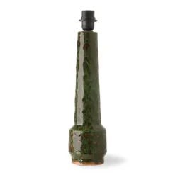 Lampes De Table^HK Living Pied De Lampe Retro En Ceramique - Vert