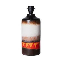 Lampes De Table^HK Living Pied De Lampe Retro En Gres Emaille