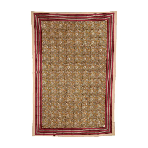 Linge De Lit^Doing Goods Plaid Botanical En Coton - L 220 X L 140 Cm