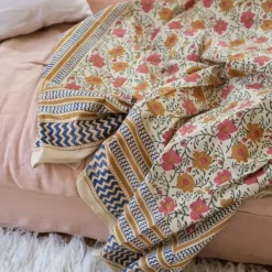 Linge De Lit^Doing Goods Plaid Evy En Coton - 220 X 140 Cm