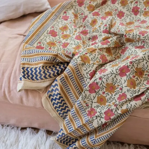 Linge De Lit^Doing Goods Plaid Evy En Coton - 220 X 270 Cm