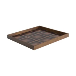 Plats & Plateaux^Ethnicraft Plateau Carre En Verre Ink Squares