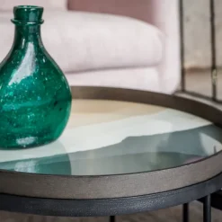 Plats & Plateaux^Ethnicraft Plateau En Verre - Slate Wabi Sabi - O 61 Cm