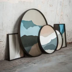 Plats & Plateaux^Ethnicraft Plateau En Verre - Slate Wabi Sabi - O 61 Cm