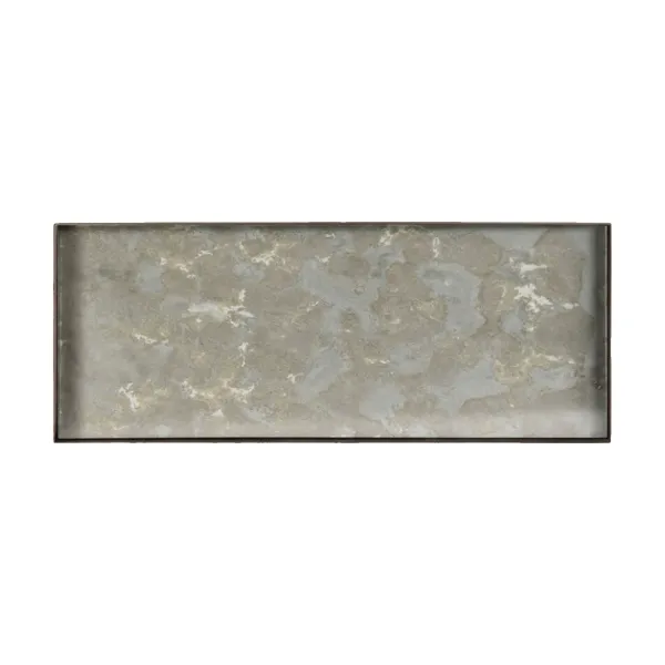 Plats & Plateaux^Ethnicraft Plateau En Verre Fossil Organic - Gris