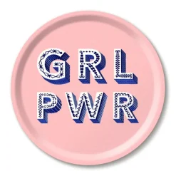Plats & Plateaux^Sélectionné par Fleux Plateau Girl Power - O 31 Cm - Pink