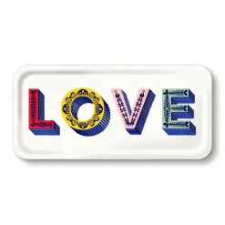 Plats & Plateaux^Sélectionné par Fleux Plateau Love - 32 X 15 Cm - Multicolore