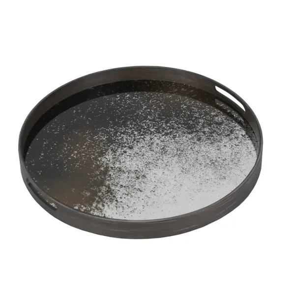 Plats & Plateaux^Ethnicraft Plateau Miroir - Clear Mirror - O 48 Cm