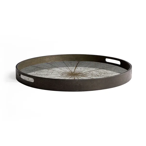 Plats & Plateaux^Ethnicraft Plateau Miroir - Slice Mirror - O 48 Cm