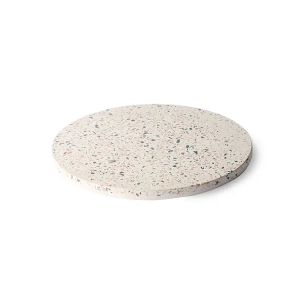 Plats & Plateaux^HK Living Plateau Rond En Beton - Terrazzo
