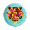 Vide-Poches^Gangzai Plateau Rond Mask Tiger En Fer - O 33 Cm