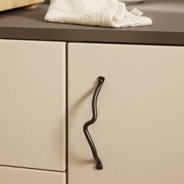 Porte-manteaux & Patères^Ferm Living Poignee Curvature Laiton 14,2Cm Dore