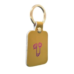 Porte-clés^Ark Porte-clés Zizi Cuir Moutarde