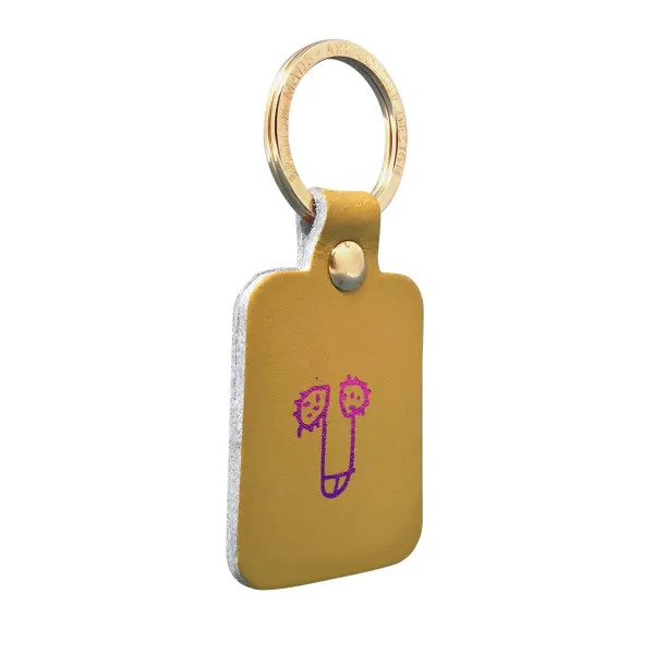 Porte-clés^Ark Porte-clés Zizi Cuir Moutarde