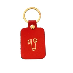 Porte-clés^Ark Porte-clés Zizi En Cuir - Rouge