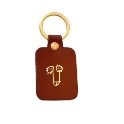 Porte-clés^Ark Porte-clés Zizi En Cuir Marron