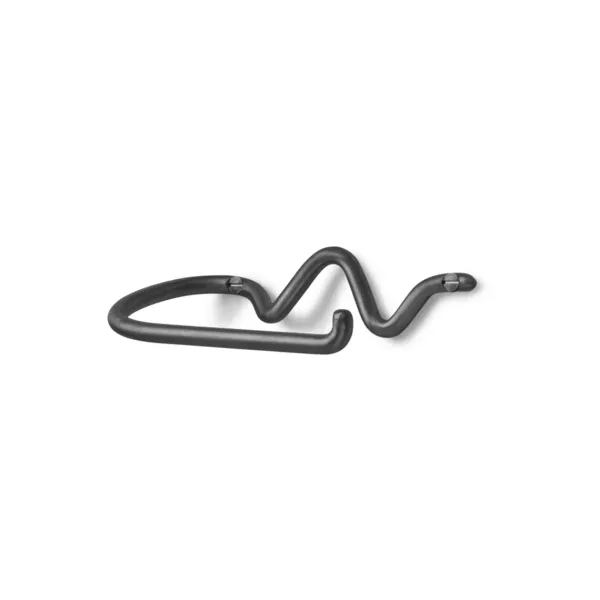 Porte-manteaux & Patères^Ferm Living Porte-Papier Toilette Curvature Noir