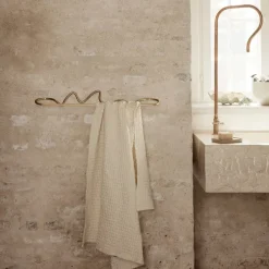 Petits Rangements^Ferm Living Porte-Serviette Curvature Laiton