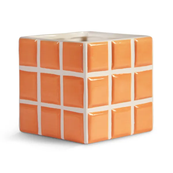 Pots & Jardinières^&klevering Pot Tile Orange