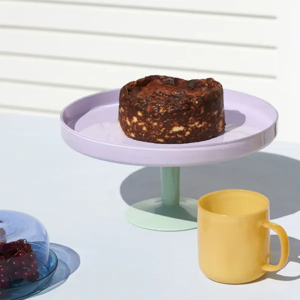 Plats & Plateaux^Hay Presentoir A Gateau - O 26,5 X H 13 Cm - Rose Menthe