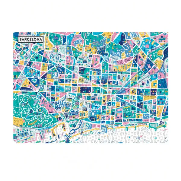 Puzzles^Image Republic Puzzle Barcelone - Antoine Corbineau - 1000 Pieces