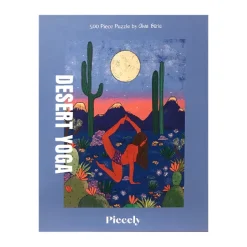 Puzzles^Piecely Puzzle Desert Yoga By Olivia Burki - 500 Pieces