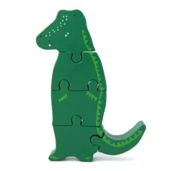 Jeux Éducatifs^Trixie Puzzle Mr Crocodile En Bois