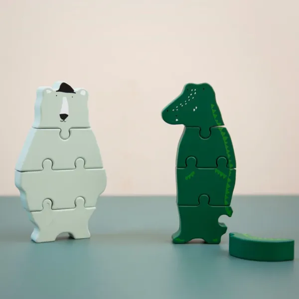 Jeux Éducatifs^Trixie Puzzle Mr Crocodile En Bois