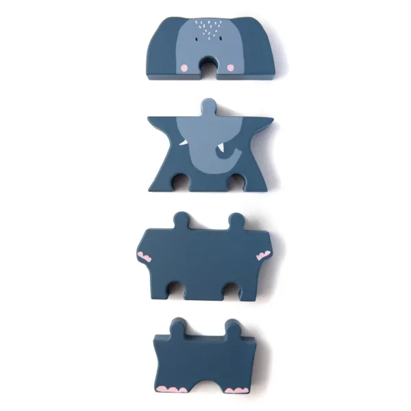 Jeux Éducatifs^Trixie Puzzle Mrs Elephant En Bois