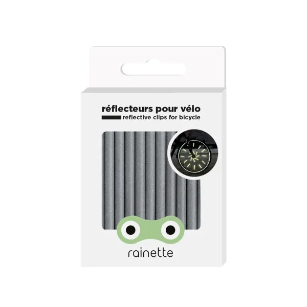 Loisirs D'extérieur^Rainette Reflecteurs Pour Rayons De Velo Argent