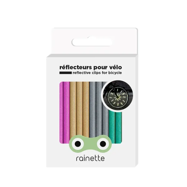 Loisirs D'extérieur^Rainette Reflecteurs Pour Rayons De Velo Multicolore