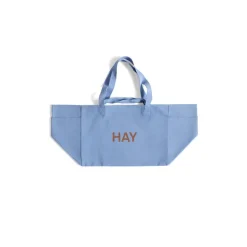 Sacs & Cabas^Hay Sac Weekend En Coton Recycle - Bleu Ciel