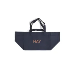 Sacs & Cabas^Hay Sac Weekend En Coton Recycle - Bleu Nuit