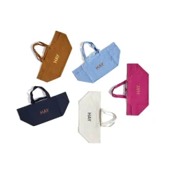 Sacs & Cabas^Hay Sac Weekend En Coton Recycle - Bleu Nuit