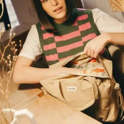 Sacs & Cabas^RIVE DROITE Sauval Le City Bag En Coton Recycle Beige
