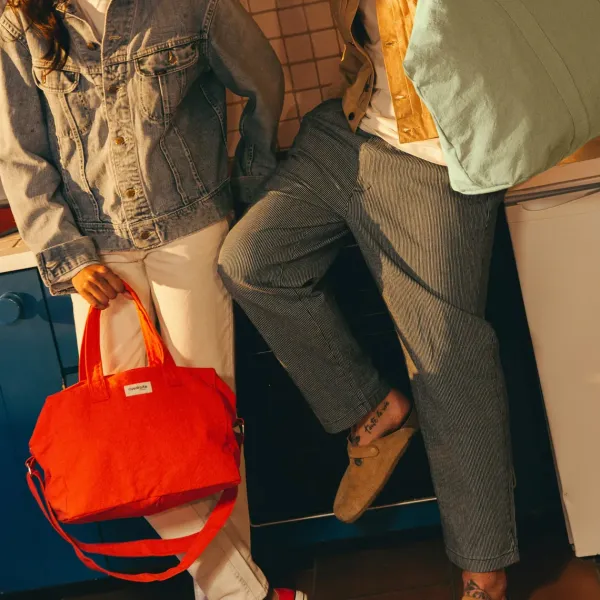 Sacs & Cabas^RIVE DROITE Sauval Le City Bag En Coton Recycle Beige