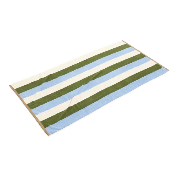 Linge De Toilette^Hay Serviette De Bain Trio En Coton - 90 X 170 Cm - Bleu Ciel