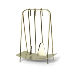 Accessoires Design^Ferm Living Serviteur De Cheminee Laiton