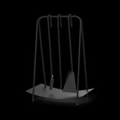 Accessoires Design^Ferm Living Serviteur De Cheminee Noir