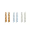 Bougies, Bougeoirs Et Allumettes^Hay Set De 6 Bougies Spiral - Mandarine/Bleu/Gris