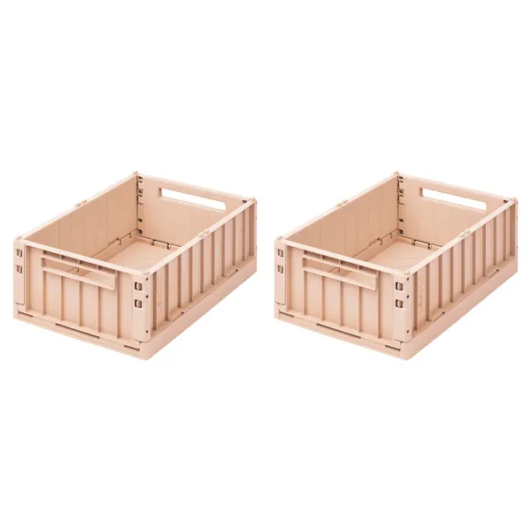 Paniers & Boîtes^Liewood Set De 2 Caisses Weston M - Rose