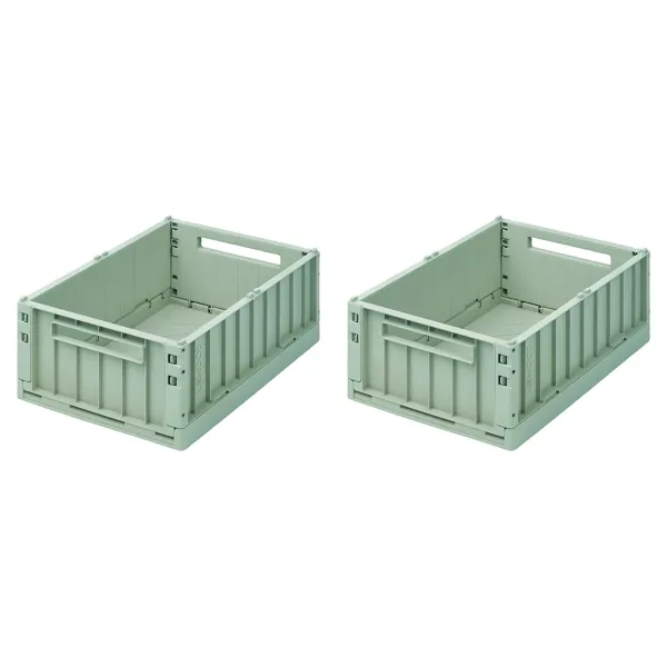 Paniers & Boîtes^Liewood Set De 2 Caisses Weston M - Peppermint