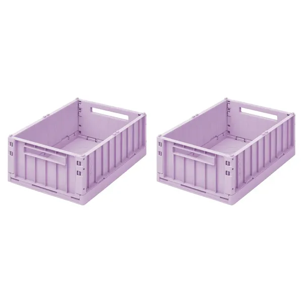 Paniers & Boîtes^Liewood Set De 2 Caisses Weston M - Lavande Clair